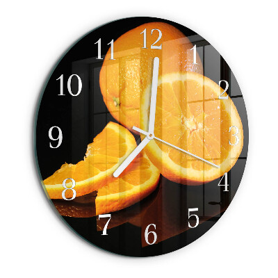 Round wall clock Oranges