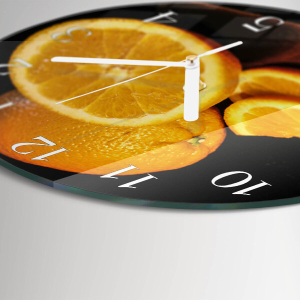 Round wall clock Oranges