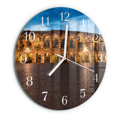 Round wall clock Statue