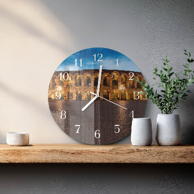 Round wall clock Statue