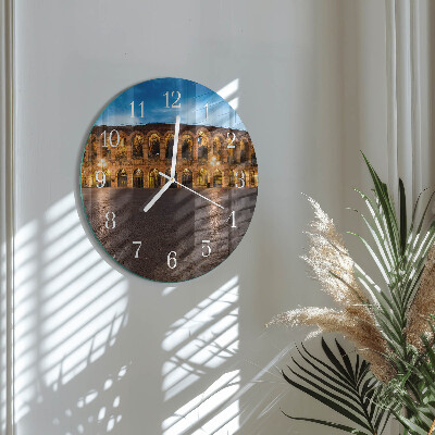 Round wall clock Statue