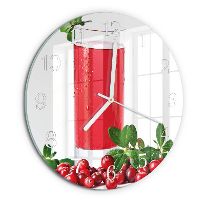 Round wall clock Cranberries