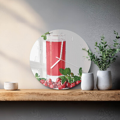 Round wall clock Cranberries