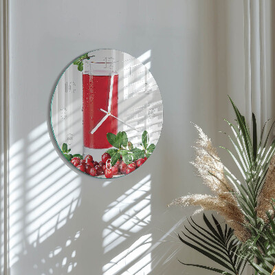 Round wall clock Cranberries