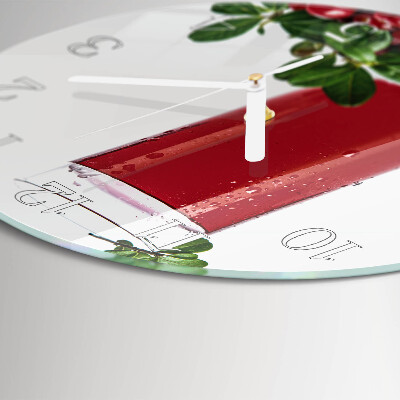 Round wall clock Cranberries