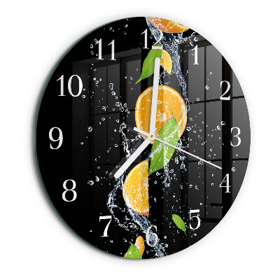 Round wall clock Oranges