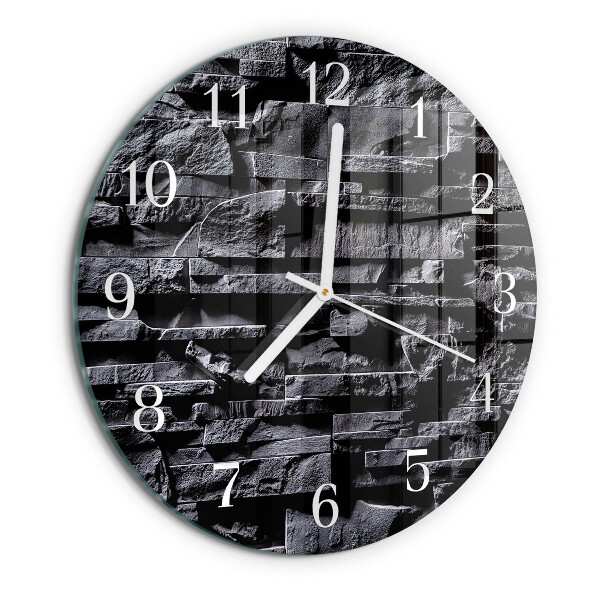Round wall clock Stones