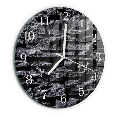 Round wall clock Stones