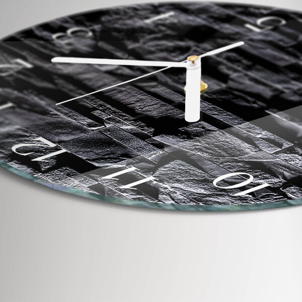 Round wall clock Stones