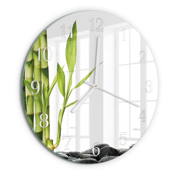 Round wall clock Bamboo