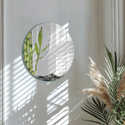 Round wall clock Bamboo