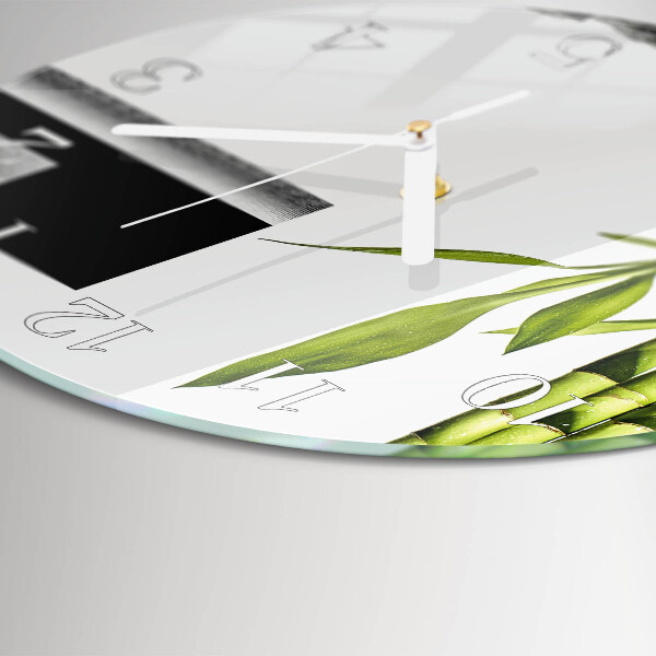 Round wall clock Bamboo