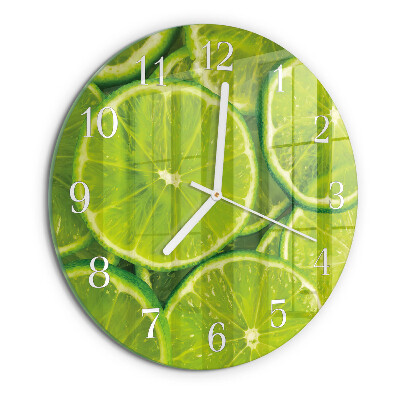 Round wall clock Calcium carbonate