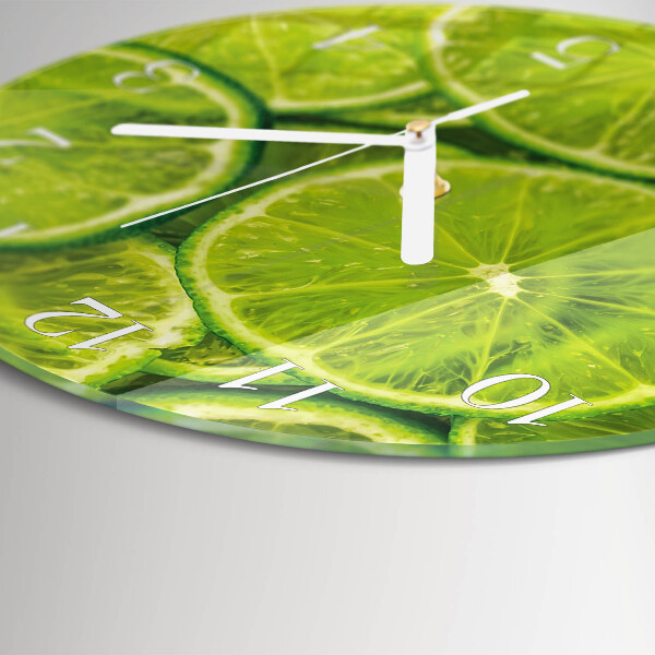 Round wall clock Calcium carbonate