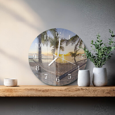 Round wall clock Hammock