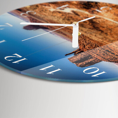 Round wall clock Desert