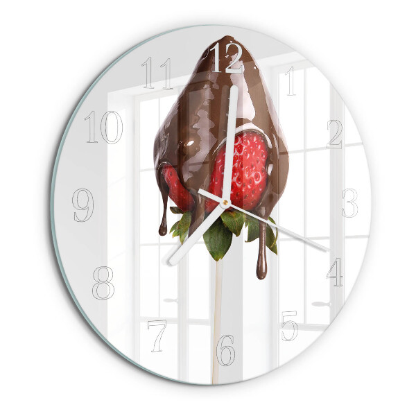 Round wall clock Chocolate