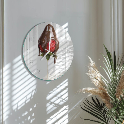 Round wall clock Chocolate