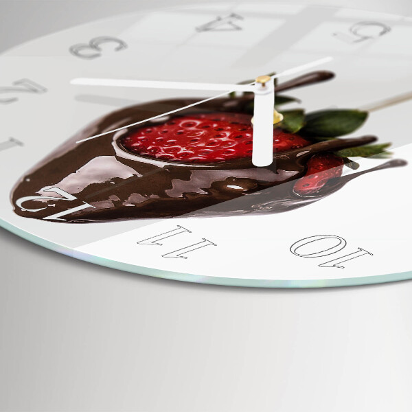 Round wall clock Chocolate