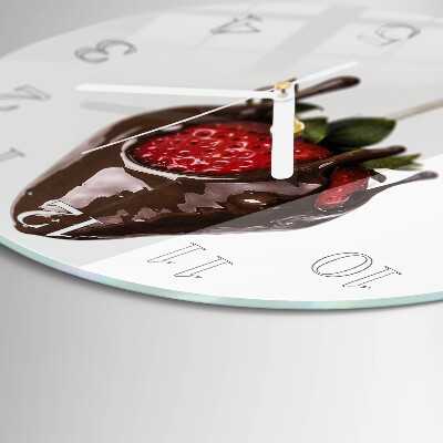 Round wall clock Chocolate