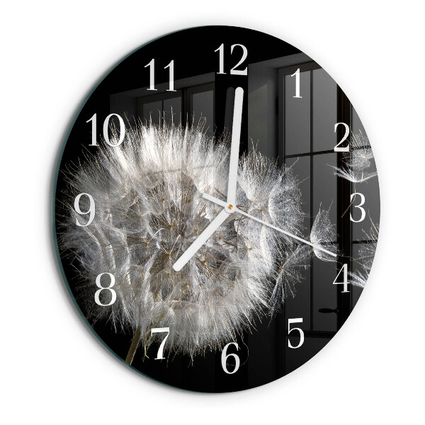 Round wall clock Dandelion