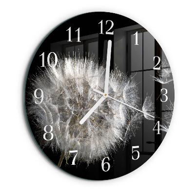 Round wall clock Dandelion