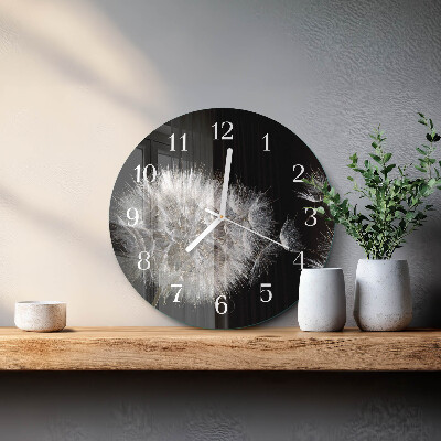 Round wall clock Dandelion