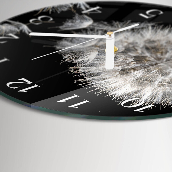 Round wall clock Dandelion