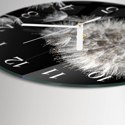 Round wall clock Dandelion