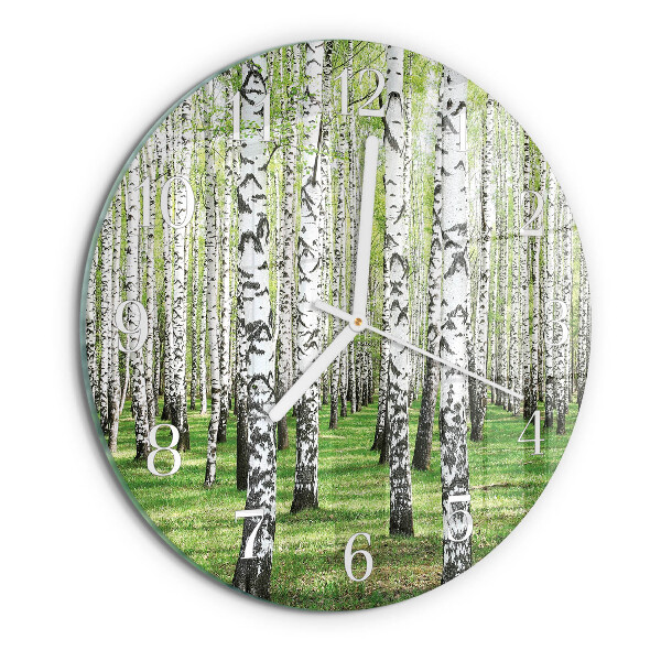 Round wall clock Birch