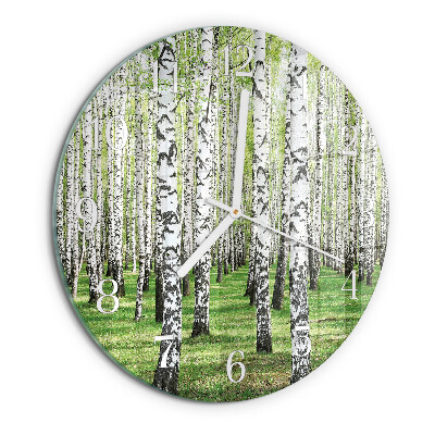 Round wall clock Birch