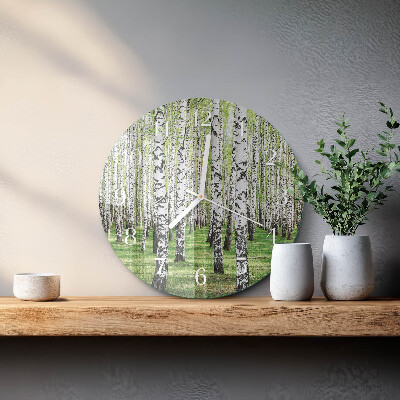 Round wall clock Birch