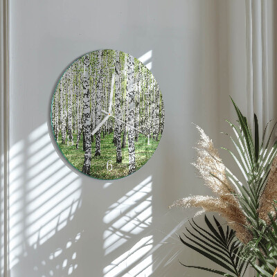 Round wall clock Birch