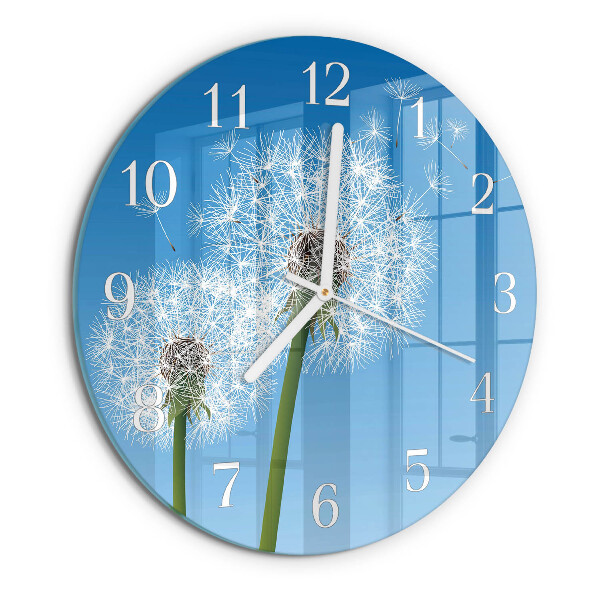 Round wall clock Dandelion