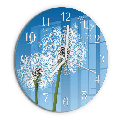 Round wall clock Dandelion