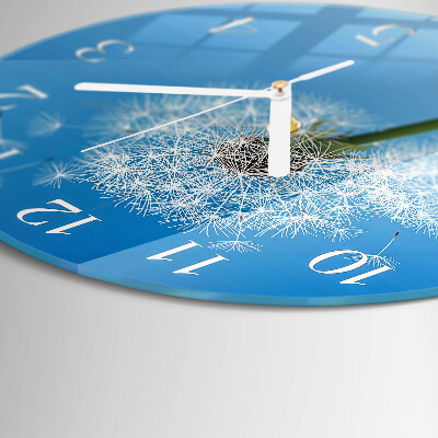 Round wall clock Dandelion