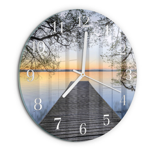 Round wall clock Dusk