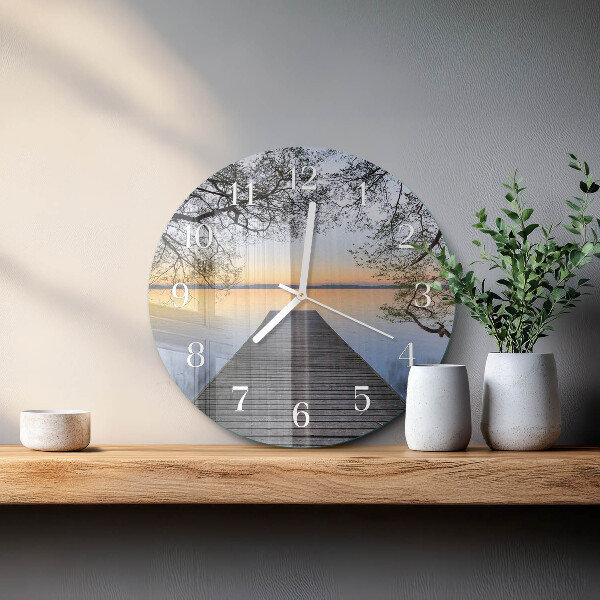 Round wall clock Dusk