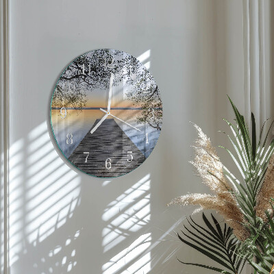 Round wall clock Dusk