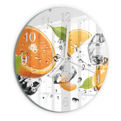 Round wall clock Oranges