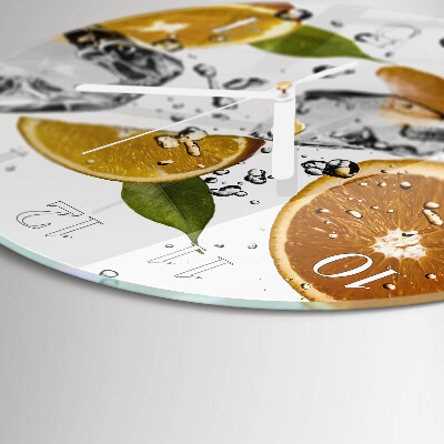 Round wall clock Oranges
