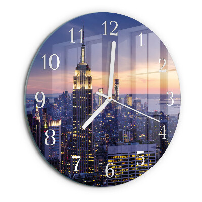Round wall clock City