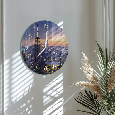 Round wall clock City