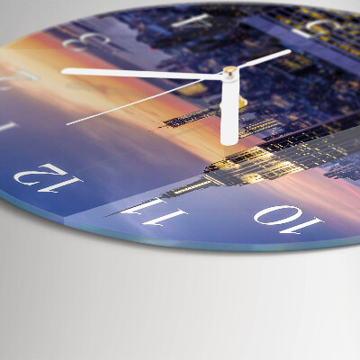 Round wall clock City