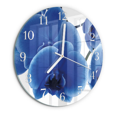 Round wall clock Orchid