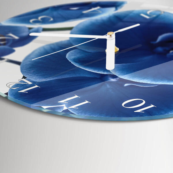 Round wall clock Orchid
