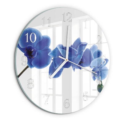 Round wall clock Orchid