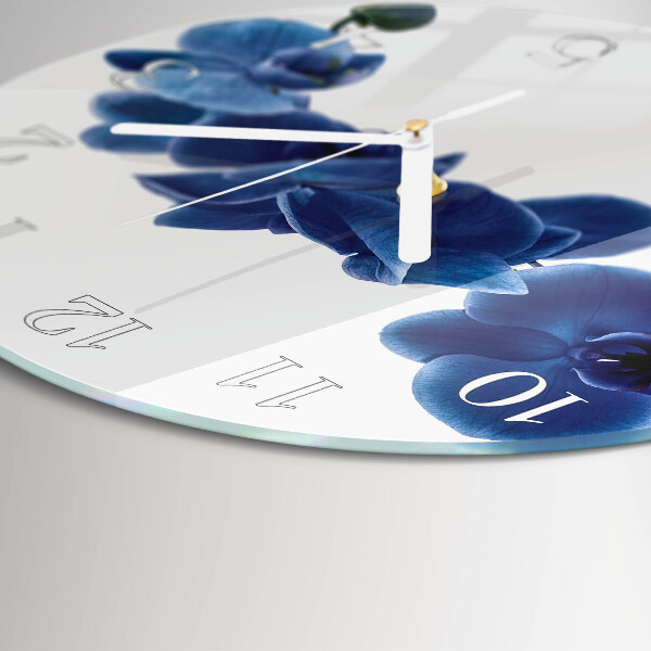 Round wall clock Orchid