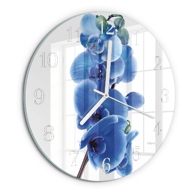 Round wall clock Orchid
