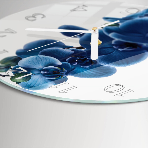 Round wall clock Orchid